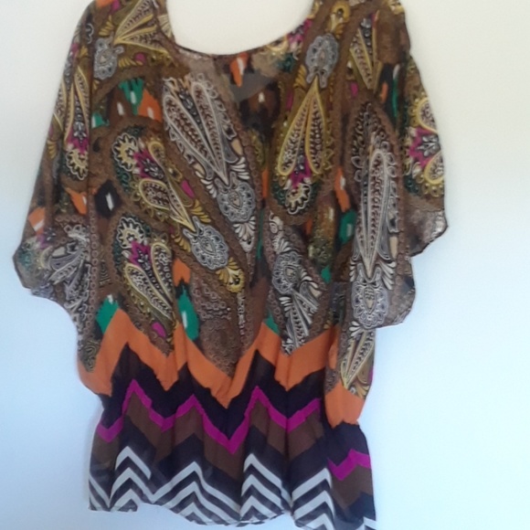 Tattoo Me multicolored beaded blouse - Picture 3 of 5